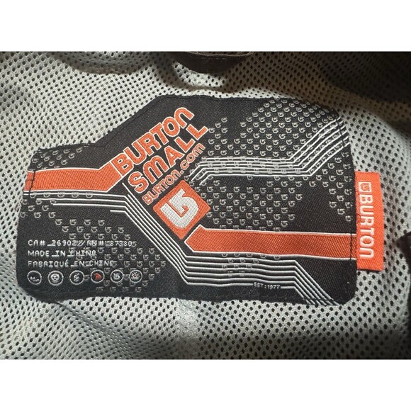 Y2K Burton Snowboarding Pants Men's Size Small Insulated Waterproof Brown Cargo - Picture 2 of 14